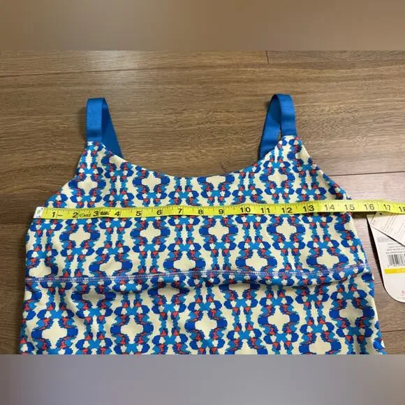 NWT Merrell Emery Tank Top Deep Water Ikat Print Opti-Wick Moisture Wicking Sz M - Picture 7 of 9